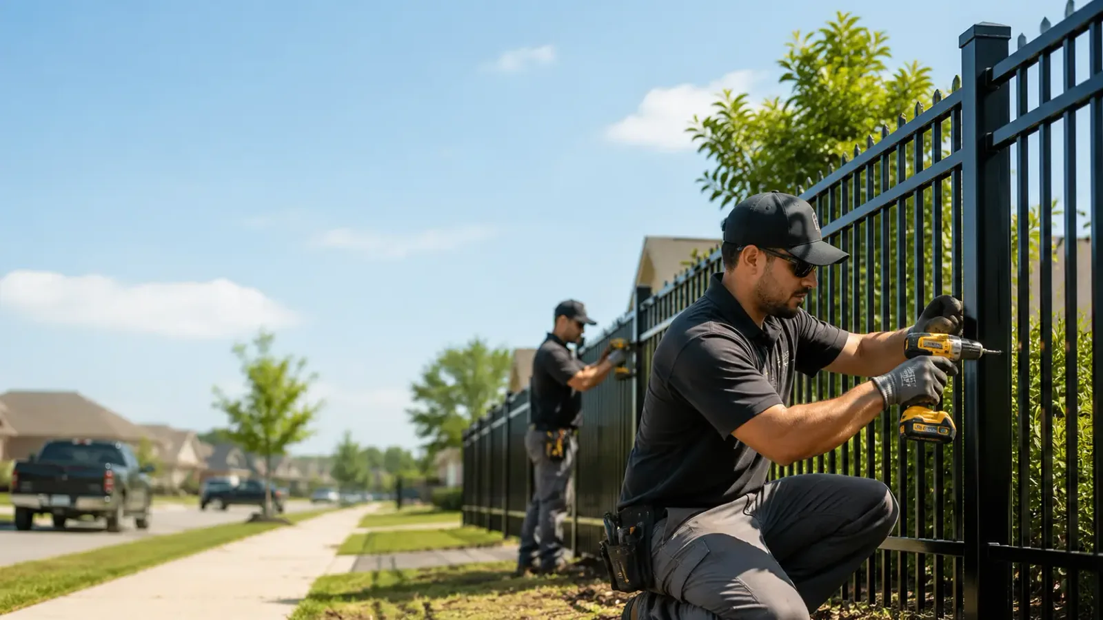 Metal Fence Installation in Rogers, ND